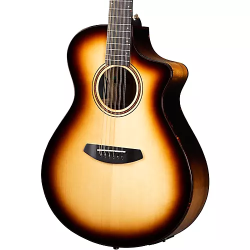 Breedlove Artista Pro European Spruce-Myrtlewood 12-String Cutaway Concert Acoustic-Electric Guitar Burnt Amber - musicians--Friend
