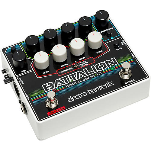 Electro-Harmonix Battalion Bass Preamp and DI Pedal - musicians--Friend