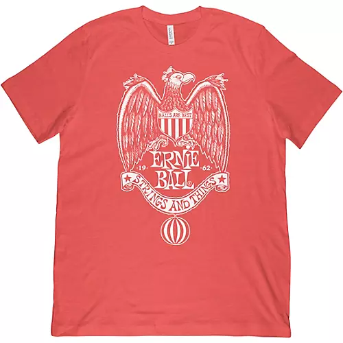 Ernie Ball 1962 Strings & Things Red T-Shirt XX Large Red - musicians--Friend