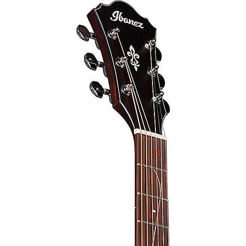 Ibanez AE275 Sitka Spruce-Okoume Acoustic-Electric Guitar Dark Tide Blue Flat - musicians--Friend