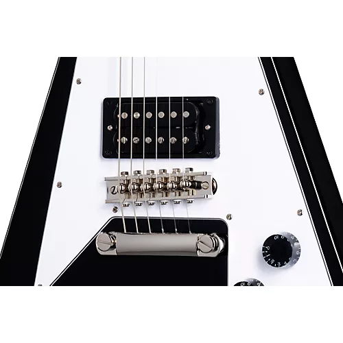 Epiphone Kirk Hammett 1979 Flying V Electric Guitar Ebony - musicians--Friend