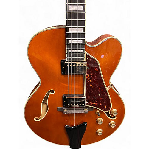 Used Ibanez AF95 Amber Hollow Body Electric Guitar Amber - musicians--Friend