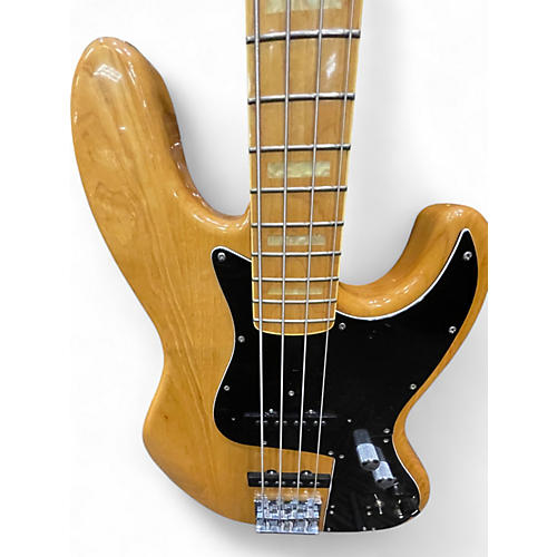 Used 2007 Fender MIJ MARCUS MILLER JAZZ BASS Natural Electric Bass Guitar Natural - musicians--Friend