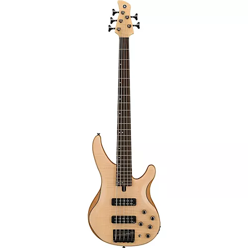 Yamaha TRBX605FM 5-String Electric Bass Guitar Natural Satin - musicians--Friend