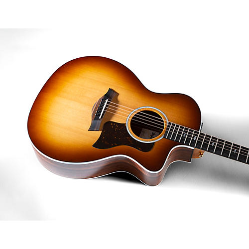 Taylor 214ce DLX Sunset Blvd Grand Auditorium Acoustic-Electric Guitar Sunset Edgeburst - musicians--Friend