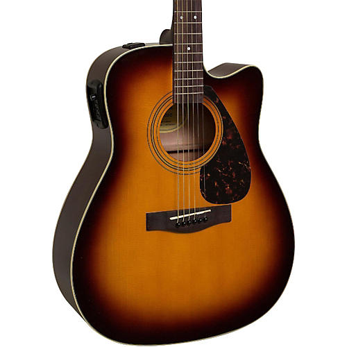 Yamaha FX335C Dreadnought Acoustic-Electric Guitar Tobacco Sunburst - musicians--Friend