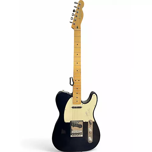 Used Fender STANDARD TELECASTER BLACK Solid Body Electric Guitar BLACK - musicians--Friend