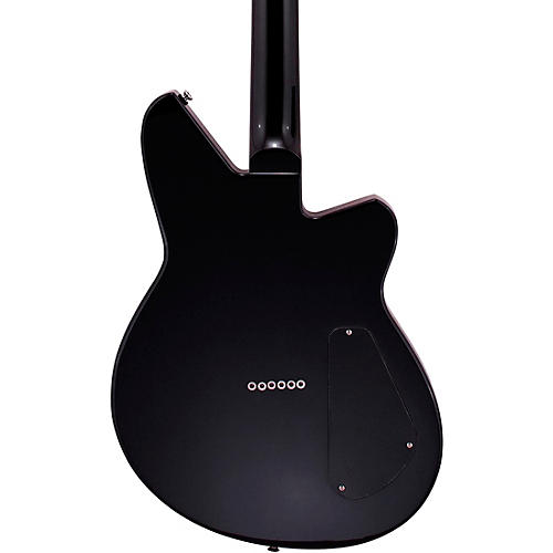 Reverend Airwave 12 Left Handed Semi-Hollow 12-String Electric Guitar Midnight Black - musicians--Friend