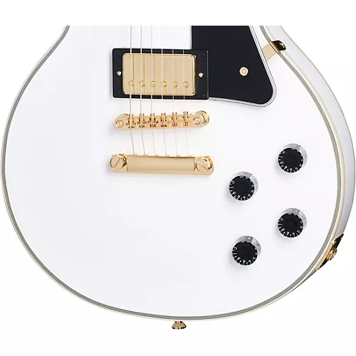Epiphone Les Paul Custom Electric Guitar Alpine White - musicians--Friend