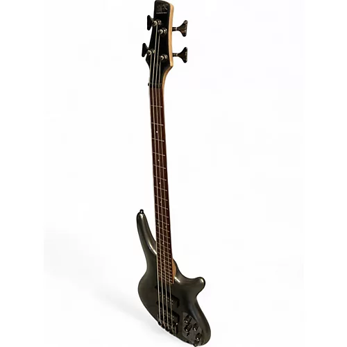 Used Ibanez SR300E Silver Electric Bass Guitar Silver - musicians--Friend