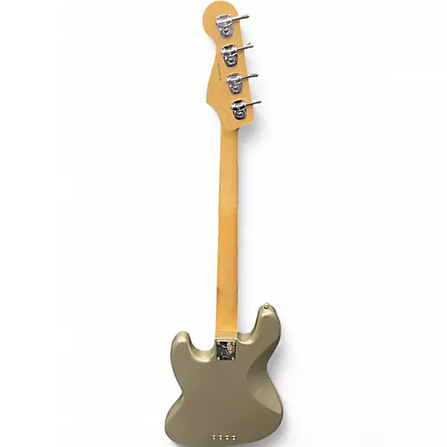Used Fender mod shop jazz bass Silver Electric Bass Guitar Silver - musicians--Friend