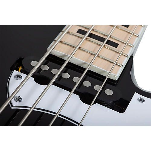 Schecter Guitar Research Stargazer-4 Electric Bass Guitar Gloss Black - musicians--Friend