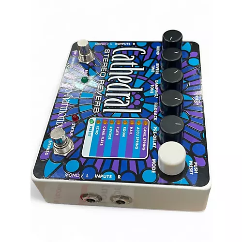 Used Electro-Harmonix Cathedral Stereo Reverb Effect Pedal - musicians--Friend