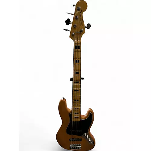 Used Squier 1970s classic vibe jazz bass natural Electric Bass Guitar natural - musicians--Friend