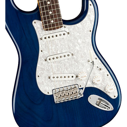 Fender Cory Wong Stratocaster Rosewood Fingerboard Electric Guitar Transparent Sapphire Blue - musicians--Friend