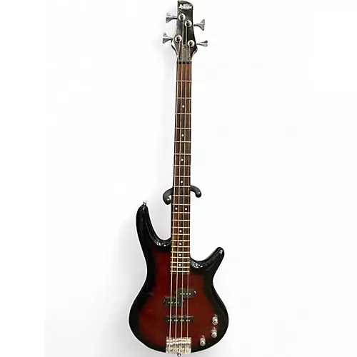 Used Ibanez GSRM20 Mikro Short Scale Brown Sunburst Electric Bass Guitar Brown Sunburst - musicians--Friend