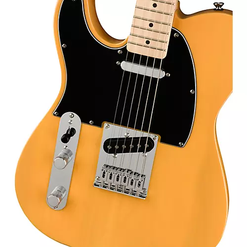 Squier Affinity Series Telecaster Maple Fingerboard Left-Handed Electric Guitar Butterscotch Blonde - musicians--Friend