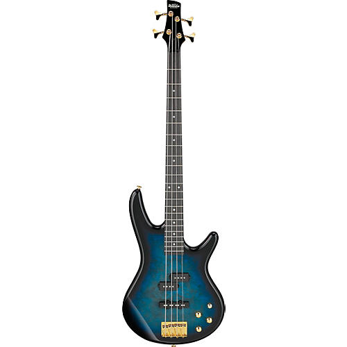 Ibanez GSR200PC 4-String Electric Bass Guitar Transparent Marine Burst - musicians--Friend