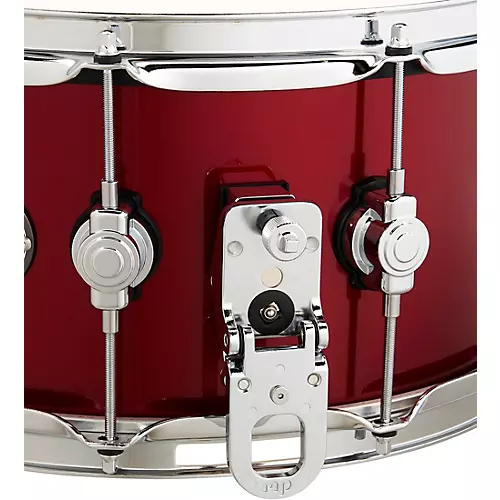 DW DWe Wireless Acoustic/Electronic Convertible Snare Drum 14 x 5 in. Lacquer Custom Specialty Black Cherry Metallic - musicians--Friend