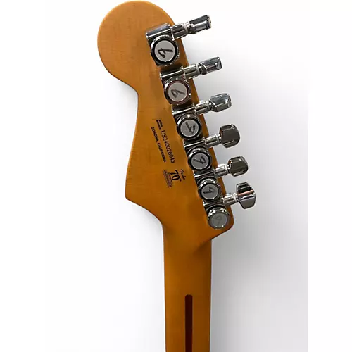 Used 2024 Fender American Ultra II Stratocaster Noble Blue Solid Body Electric Guitar Noble Blue - musicians--Friend