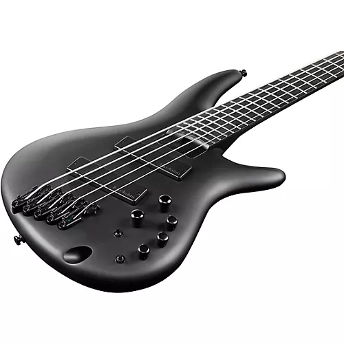Ibanez SRMS625EX 5-String Multi-Scale Electric Bass Black Flat - musicians--Friend
