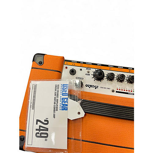 Used Orange Amplifiers Crush 35RT Guitar Combo Amp - musicians--Friend