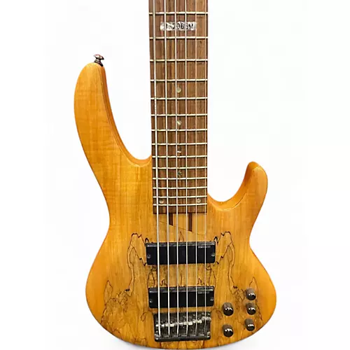 Used ESP LTD B206SM 6 String Natural Electric Bass Guitar Natural - musicians--Friend