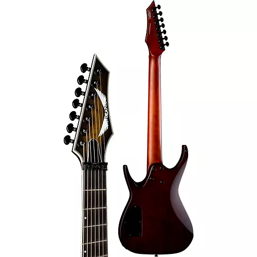Dean Exile Select 7-String Multi Scale with Kahler Electric Guitar Satin Natural Black Burst - musicians--Friend