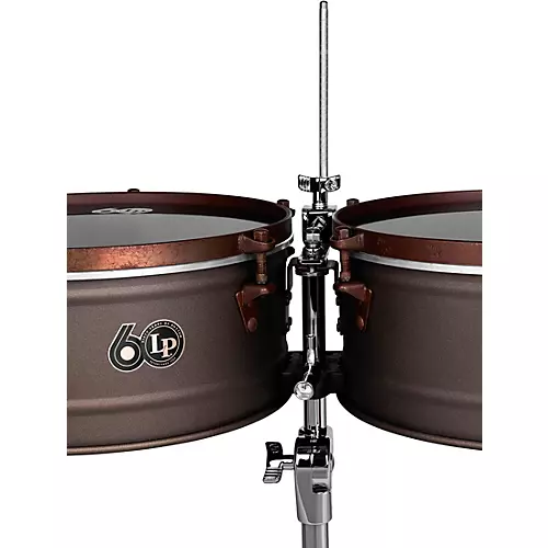 LP LP 60th Anniversary Timbales with Rustic Bronze hardware 14 in./15 in. Antique Bronze Finish - musicians--Friend