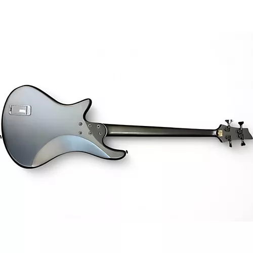 Used Schecter Guitar Research STILETTO-4 STEALTH Satin Black Electric Bass Guitar Satin Black - musicians--Friend