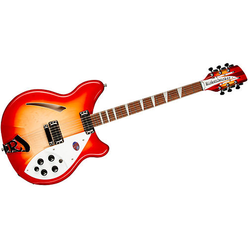 Rickenbacker 360 12-String Electric Guitar Jetglo - musicians--Friend