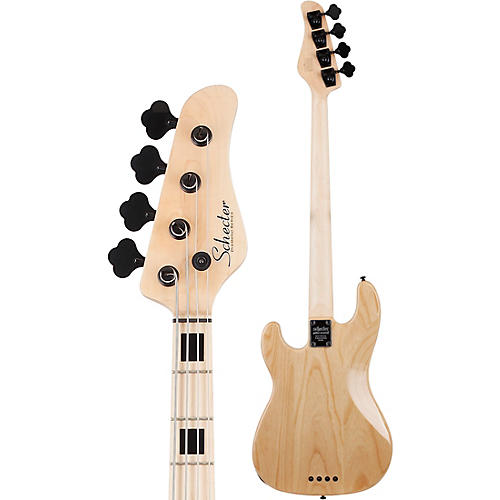 Schecter Guitar Research Justin Beck V Ani 4-string electric bass Gloss Natural - musicians--Friend
