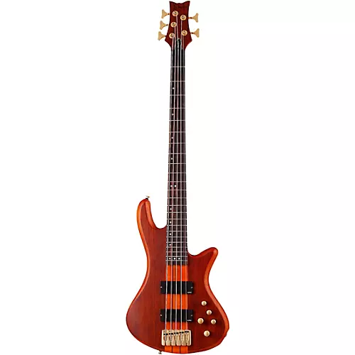 Schecter Guitar Research Stiletto Studio-5 Bass Satin Honey - musicians--Friend