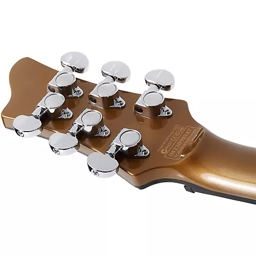 Schecter Guitar Research Stargazer-6 Vibrato Electric Guitar Metallic Gold - musicians--Friend
