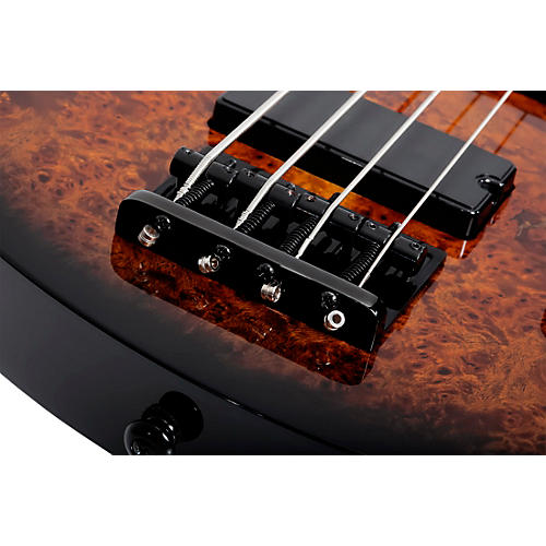 Schecter Guitar Research C-4 Standard Electric Bass Guitar Tobacco Burl - musicians--Friend
