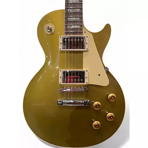 Used Gibson LPR7 1957 Les Paul Reissue Gold Top Solid Body Electric Guitar Gold Top - musicians--Friend