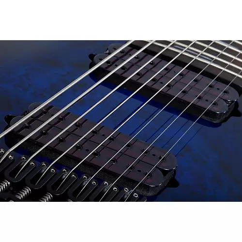 Schecter Guitar Research Omen Elite-8 MS Electric Guitar Charcoal - musicians--Friend