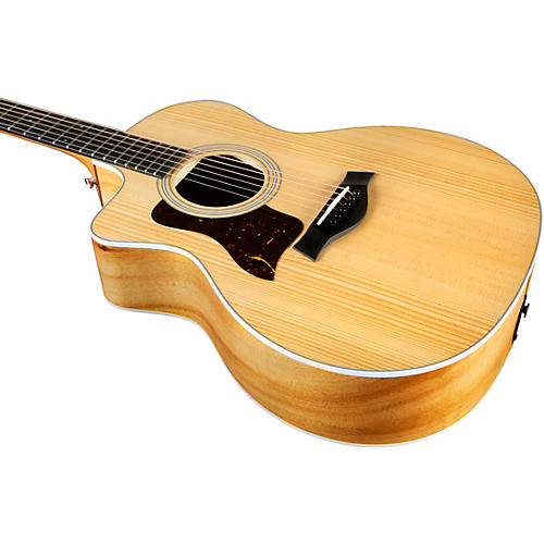 Taylor 214ce Koa Grand Auditorium Left-Handed Acoustic-Electric Guitar Natural - musicians--Friend