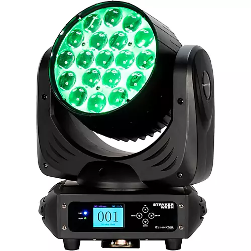 Eliminator Lighting LED Moving Head Stryker Wash Black - musicians--Friend