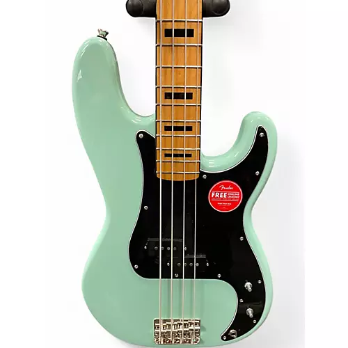 Used Squier classic vibe 70's p bass seafoam green Electric Bass Guitar seafoam green - musicians--Friend