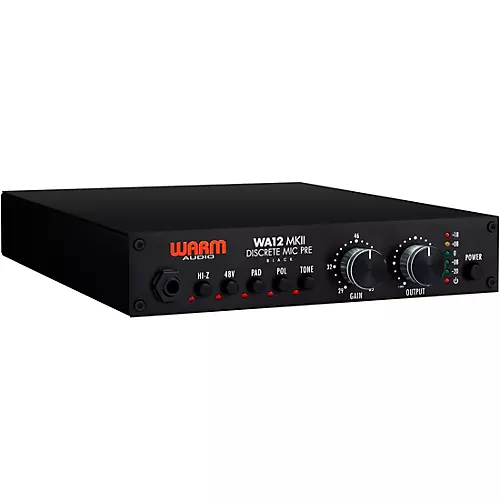 Warm Audio WA12 MKII Mic Pre Black - musicians--Friend