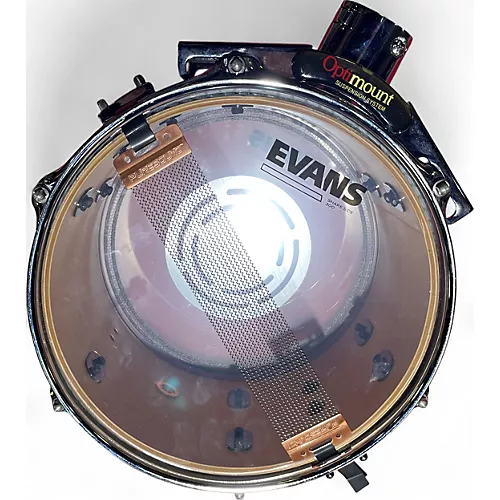 Used Pearl 10in MIKE MANGINI Signature silver Drum silver 28 - musicians--Friend