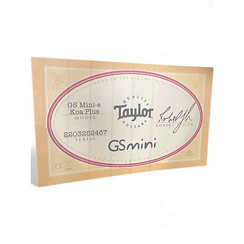 Used Taylor GS Mini 7/8 Scale Left Handed Antique Natural Acoustic Guitar Antique Natural - musicians--Friend