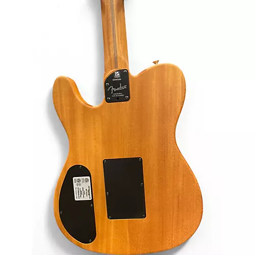 Used Fender American Acoustasonic Telecaster Sunburst Acoustic Electric Guitar Sunburst - musicians--Friend