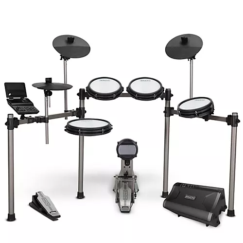 Simmons Titan 50 Electronic Drum Kit With Mesh Pads, Bluetooth and DA2110 Drum Amp - musicians--Friend