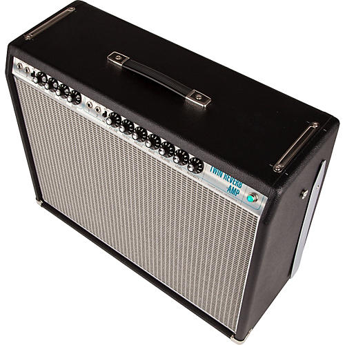 Fender '68 Custom Twin Reverb 85W 2x12 Tube Guitar Combo Amp With Celestion G12V-70s Speaker Black - musicians--Friend