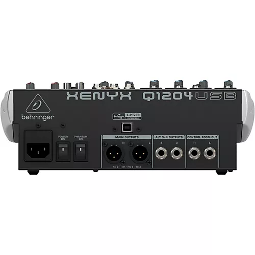 Behringer XENYX Q1204USB USB Mixer - musicians--Friend