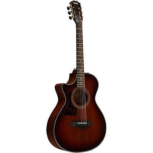 Taylor 322ce 12-Fret Left-Handed Grand Concert Acoustic-Electric Guitar Shaded Edge Burst - musicians--Friend