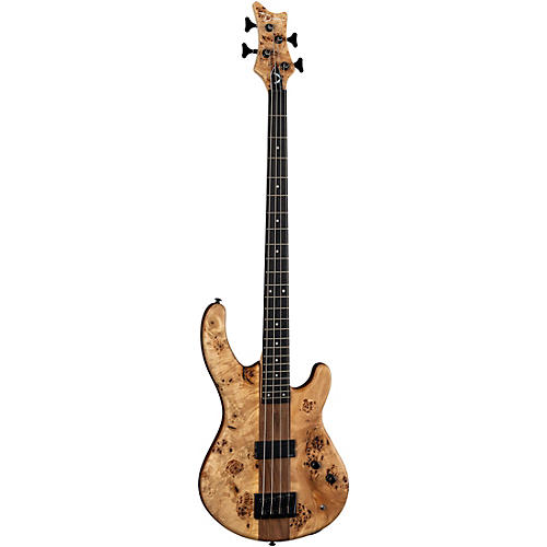 Dean Edge Pro Select Burled Poplar Electric Bass Satin Natural - musicians--Friend