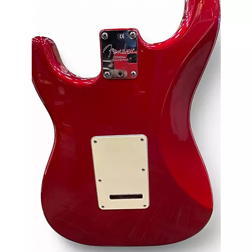 Used Fender American stratocaster Chrome Red Solid Body Electric Guitar Chrome Red - musicians--Friend